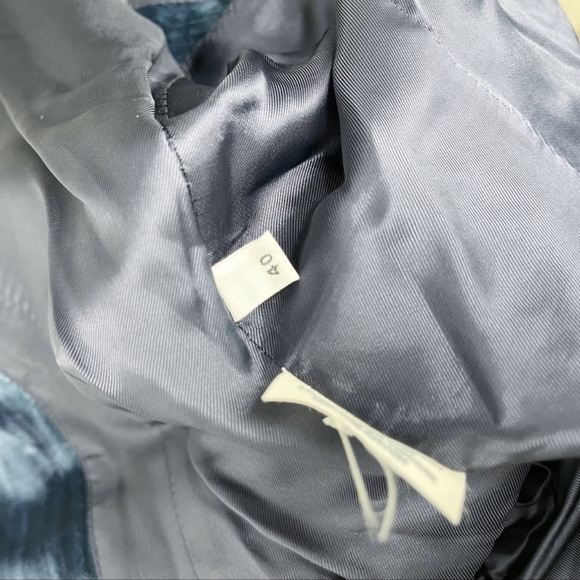 Iceberg Jeans Vintage Y2K Blue Velvet Velour Suit Blazer Pant Set 29 40 Italy - Picture 8 of 16